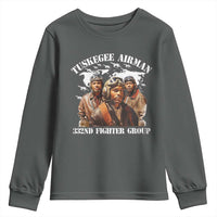 Tuskegee Airman Youth Sweatshirt 332ND Fighter Group Black History Month