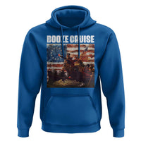 Funny George Washington Hoodie Booze Cruise Political Party Vintage American Flag