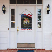 Funny George Washington's Birthday Patriotic Garden Flag Beer Me It's My Birthday Presidents' Day