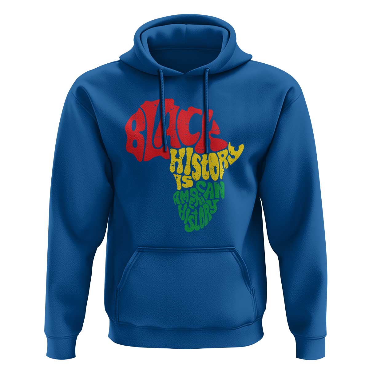Black History Is American History Hoodie Vintage Africa Map