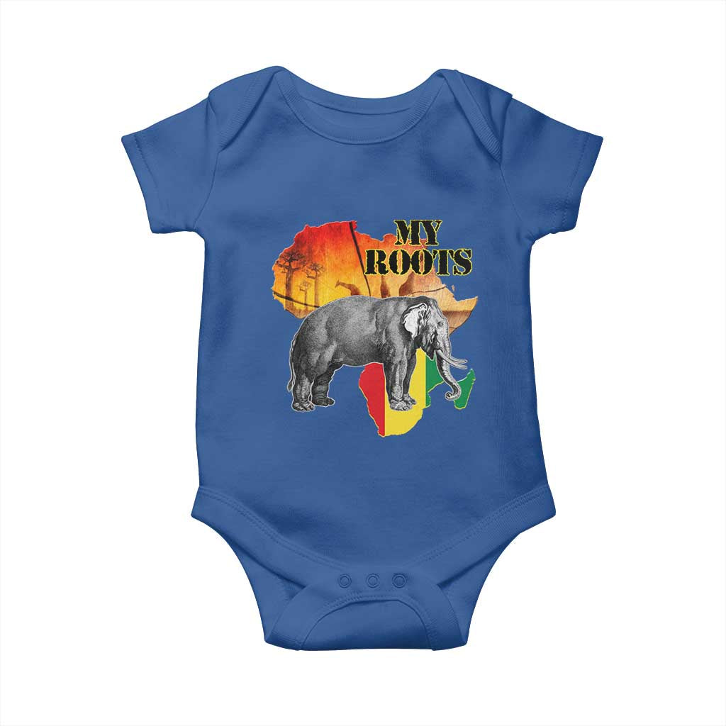 Africa Roots Baby Onesie My Roots Africa Map Black History Elephant