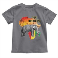 Africa Roots Toddler T Shirt My Roots Africa Map Black History Elephant