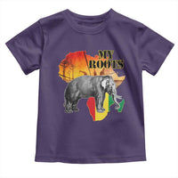 Africa Roots Toddler T Shirt My Roots Africa Map Black History Elephant