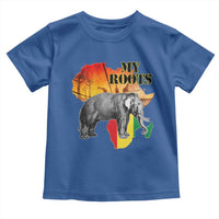 Africa Roots Toddler T Shirt My Roots Africa Map Black History Elephant
