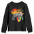 Africa Roots Youth Sweatshirt My Roots Africa Map Black History Elephant