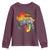 Africa Roots Youth Sweatshirt My Roots Africa Map Black History Elephant