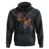 African Culture Black Fabrics Hoodie African American Heritage