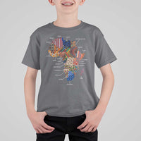 African Culture Black Fabrics T Shirt For Kid African American Heritage