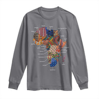 African Culture Black Fabrics Long Sleeve Shirt African American Heritage