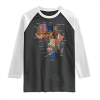 African Culture Black Fabrics Raglan Shirt African American Heritage