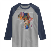 African Culture Black Fabrics Raglan Shirt African American Heritage