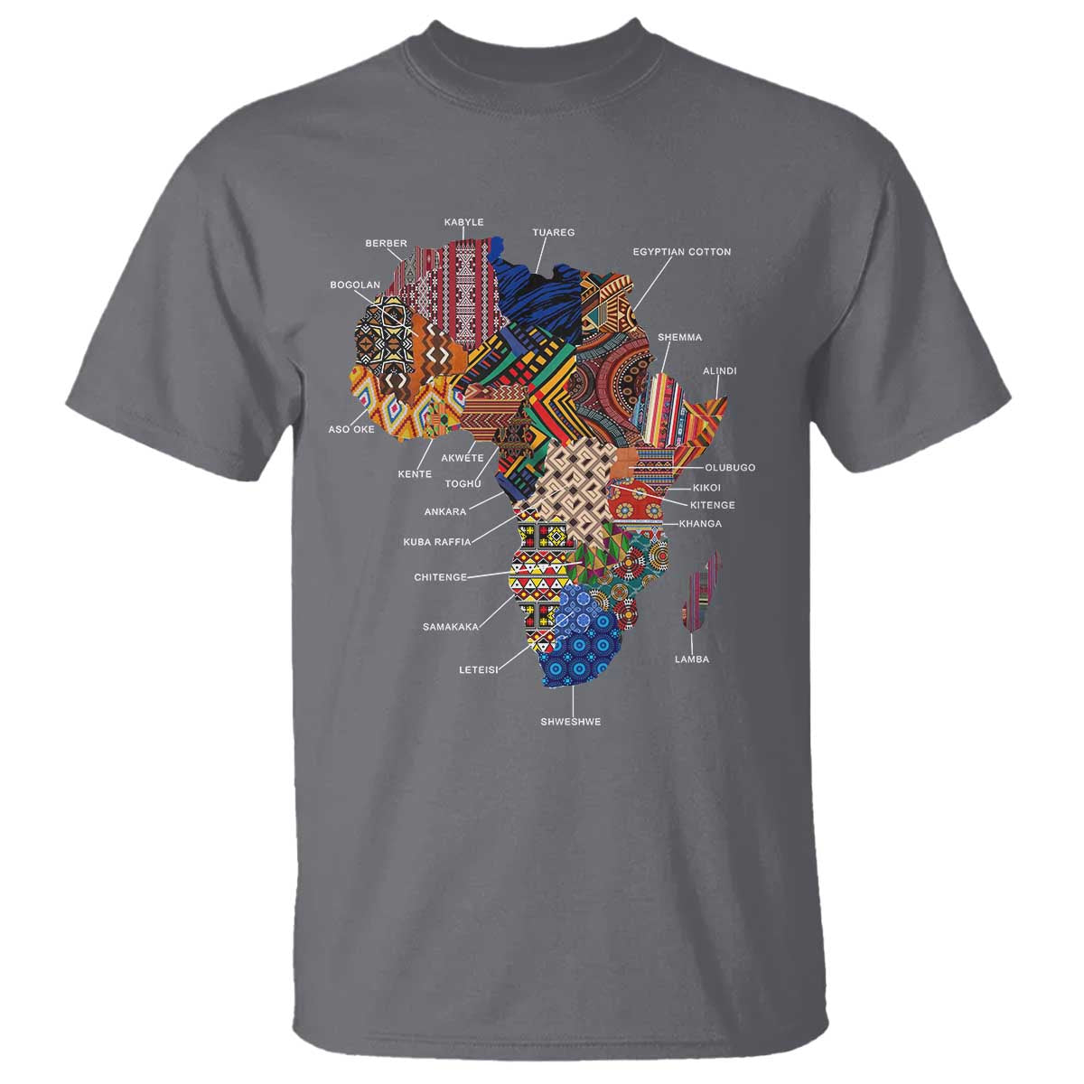 African Culture Black Fabrics T Shirt African American Heritage