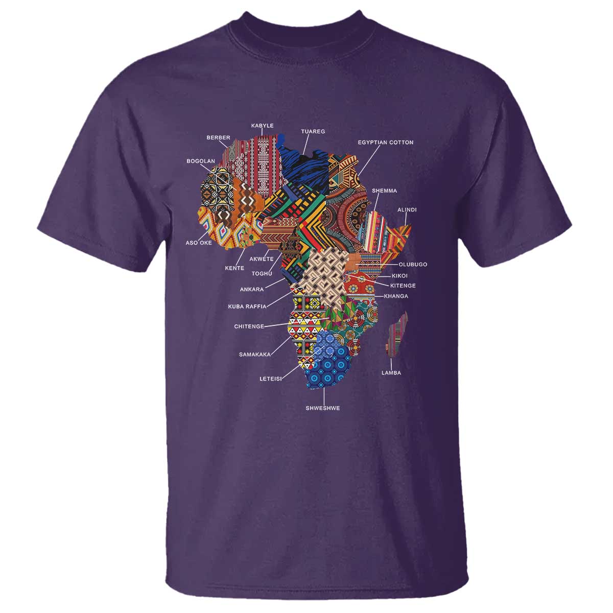 African Culture Black Fabrics T Shirt African American Heritage