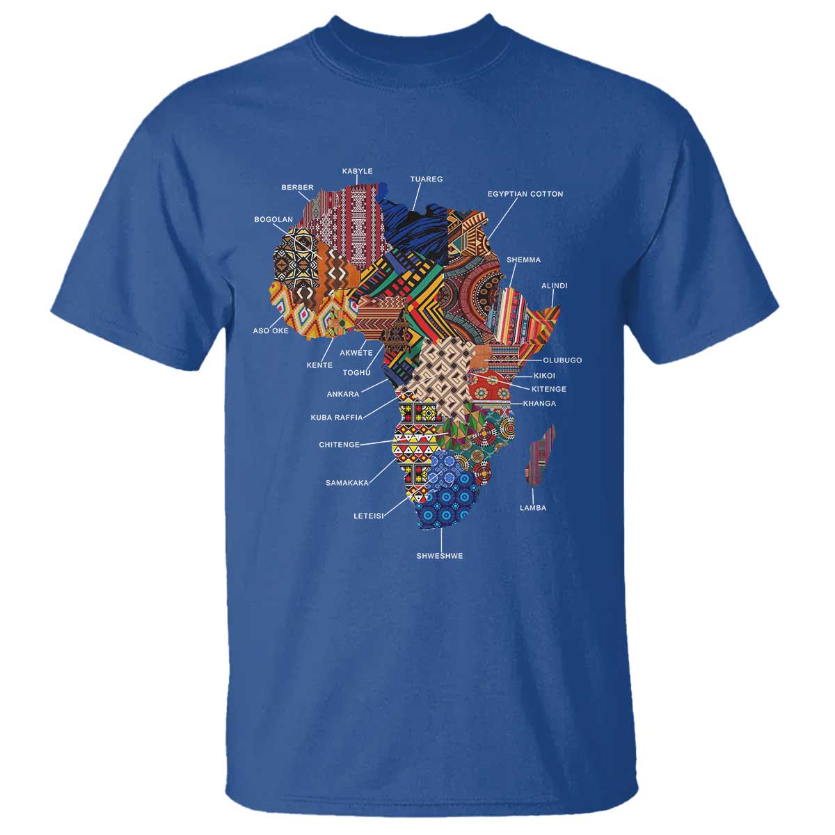 African Culture Black Fabrics T Shirt African American Heritage