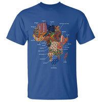African Culture Black Fabrics T Shirt African American Heritage