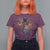 African Culture Black Fabrics T Shirt For Women African American Heritage