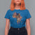 African Culture Black Fabrics T Shirt For Women African American Heritage