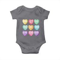 Funny Valentines Day 67 Meme Six Seven Sigma Rizz Heart Kids Baby Onesie