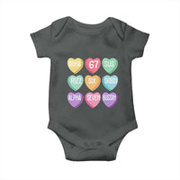 Funny Valentines Day 67 Meme Six Seven Sigma Rizz Heart Kids Baby Onesie