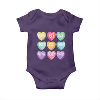 Funny Valentines Day 67 Meme Six Seven Sigma Rizz Heart Kids Baby Onesie