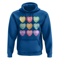 Funny Valentines Day 67 Meme Six Seven Sigma Rizz Heart Kids Hoodie
