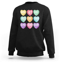 Funny Valentines Day 67 Meme Six Seven Sigma Rizz Heart Kids Sweatshirt