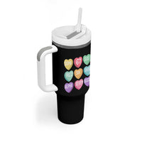 Funny Valentines Day 67 Meme Six Seven Sigma Rizz Heart Kids Tumbler With Handle