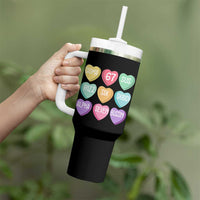 Funny Valentines Day 67 Meme Six Seven Sigma Rizz Heart Kids Tumbler With Handle