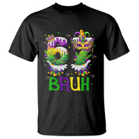 Funny 67 Mardi Gras Bruh T Shirt Six Seven Meme Fleur De Lis Hand Gesture