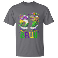 Funny 67 Mardi Gras Bruh T Shirt Six Seven Meme Fleur De Lis Hand Gesture