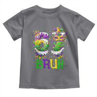 Funny 67 Mardi Gras Bruh Toddler T Shirt Six Seven Meme Fleur De Lis Hand Gesture