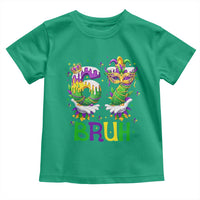 Funny 67 Mardi Gras Bruh Toddler T Shirt Six Seven Meme Fleur De Lis Hand Gesture