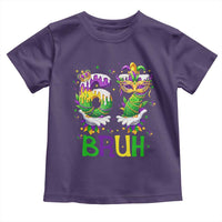 Funny 67 Mardi Gras Bruh Toddler T Shirt Six Seven Meme Fleur De Lis Hand Gesture