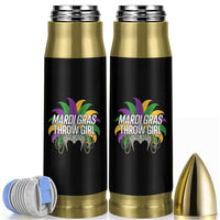 Mardi Gras Throw Girl Bullet Tumbler Funny New Orleans Carnival Headdress Beads