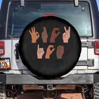 Funny Fuck Hand Sign Language Anti Deportation Spare Tire Cover Chinga La Migra