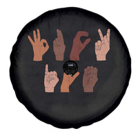 Funny Fuck Hand Sign Language Anti Deportation Spare Tire Cover Chinga La Migra