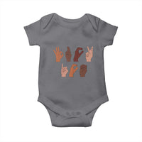 Funny Fuck Hand Sign Language Anti Deportation Baby Onesie Chinga La Migra