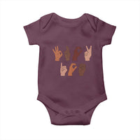 Funny Fuck Hand Sign Language Anti Deportation Baby Onesie Chinga La Migra