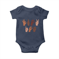 Funny Fuck Hand Sign Language Anti Deportation Baby Onesie Chinga La Migra