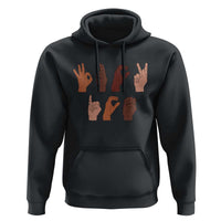 Funny Fuck Hand Sign Language Anti Deportation Hoodie Chinga La Migra