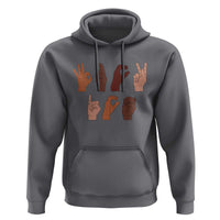 Funny Fuck Hand Sign Language Anti Deportation Hoodie Chinga La Migra