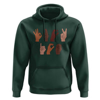 Funny Fuck Hand Sign Language Anti Deportation Hoodie Chinga La Migra