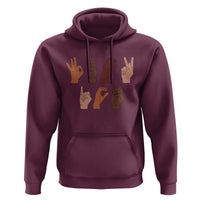 Funny Fuck Hand Sign Language Anti Deportation Hoodie Chinga La Migra