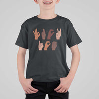 Funny Fuck Hand Sign Language Anti Deportation T Shirt For Kid Chinga La Migra