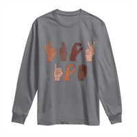 Funny Fuck Hand Sign Language Anti Deportation Long Sleeve Shirt Chinga La Migra