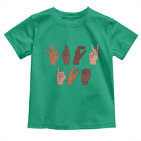 Funny Fuck Hand Sign Language Anti Deportation Toddler T Shirt Chinga La Migra