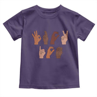 Funny Fuck Hand Sign Language Anti Deportation Toddler T Shirt Chinga La Migra