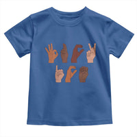 Funny Fuck Hand Sign Language Anti Deportation Toddler T Shirt Chinga La Migra