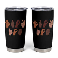 Funny Fuck Hand Sign Language Anti Deportation Tumbler Cup Chinga La Migra