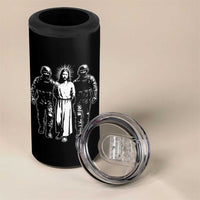 Jesus Arrested Parody 4 in 1 Can Cooler Tumbler Funny Immigrant Rights Political Protest